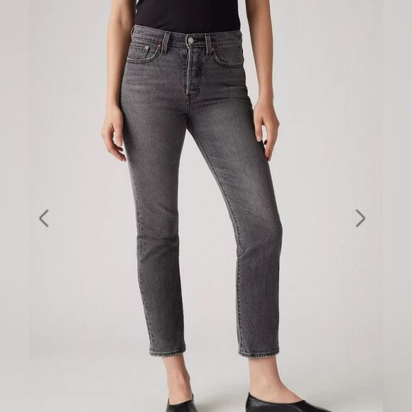 Levi's Gray Ankle Jeans for Women - Picture 5 of 6